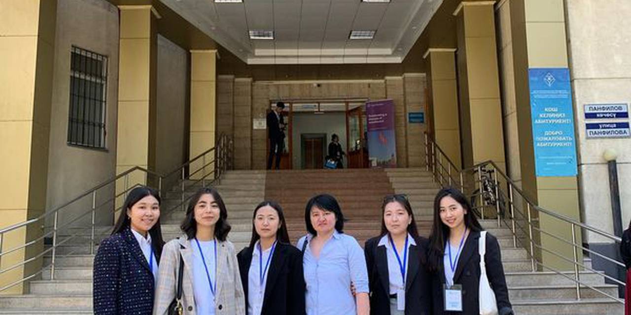 Our 3rd year students of the program "Economics, Management and Tourism" under the guidance of the teacher Sharsheeva A.N. took part in the interuniversity Olympiad in economics, which was held in the Academy of Public Administration under the President o